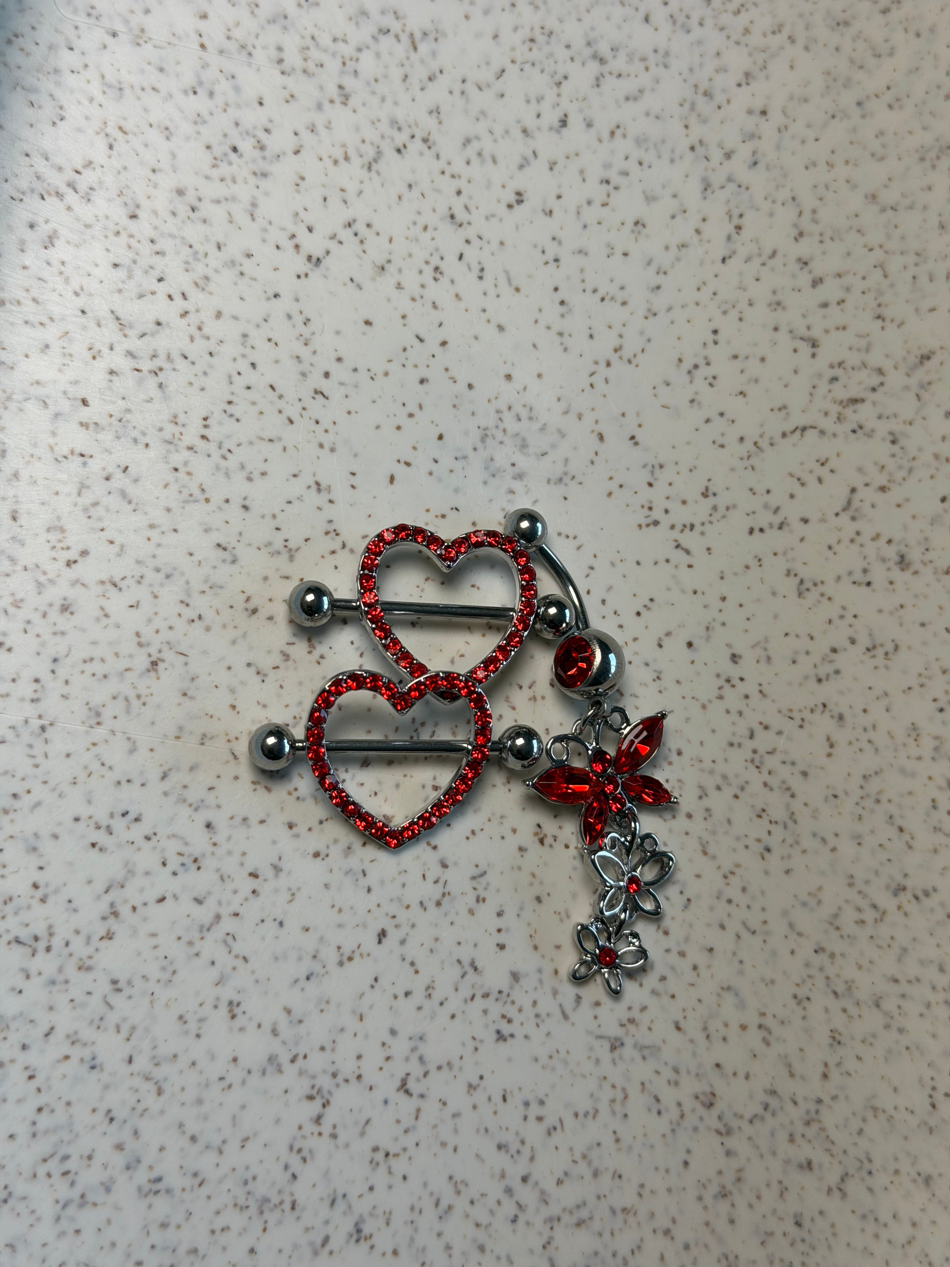 Set nombril + tétons