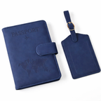 Pochette de passeport + étiquette bagages