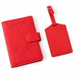 Pochette de passeport + étiquette bagages