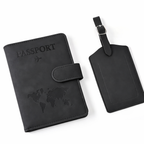 Pochette de passeport + étiquette bagages