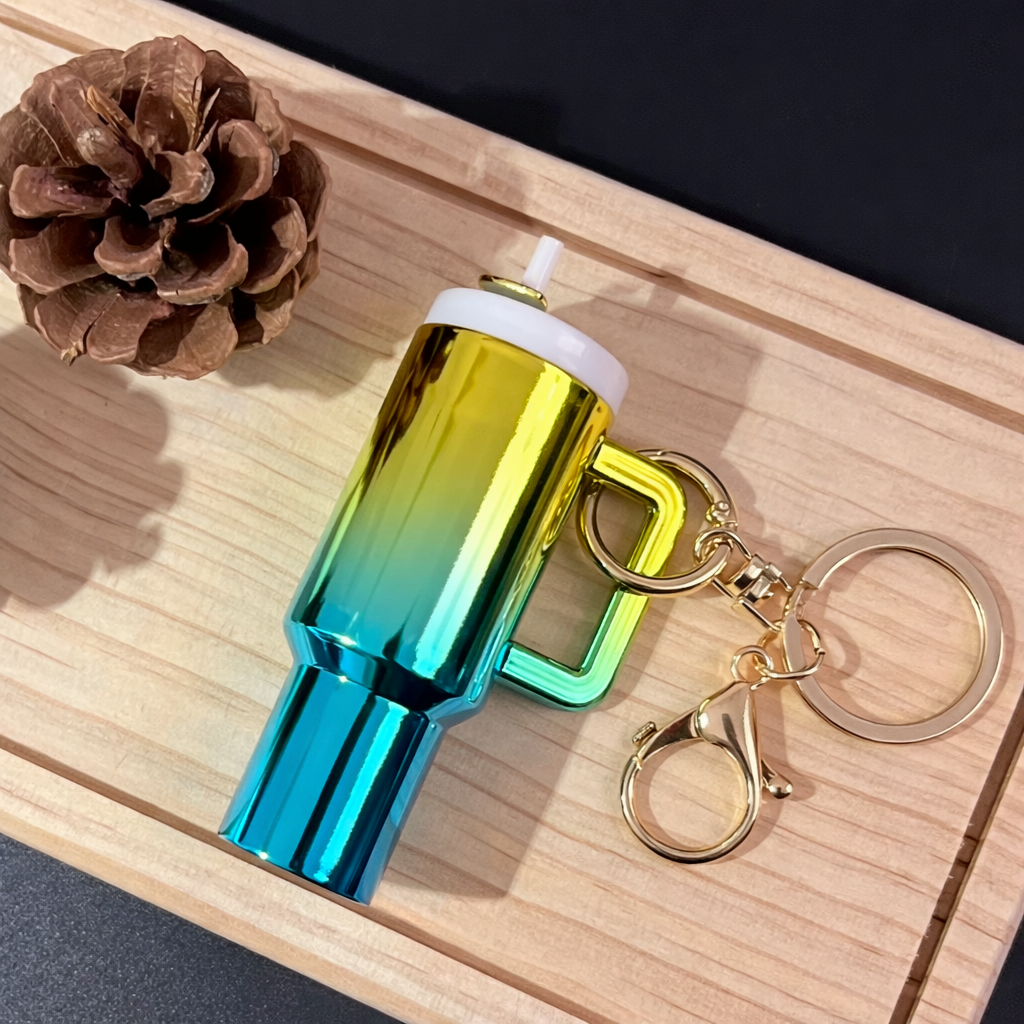 Porte clés mug scintillant personnalisée